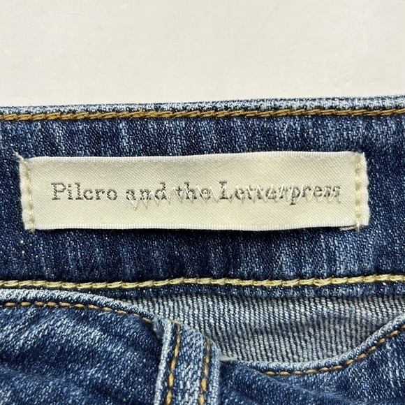 Pilcro And The Letterpress Script Shorts Mid Rise Size 25 - Picture 6 of 16